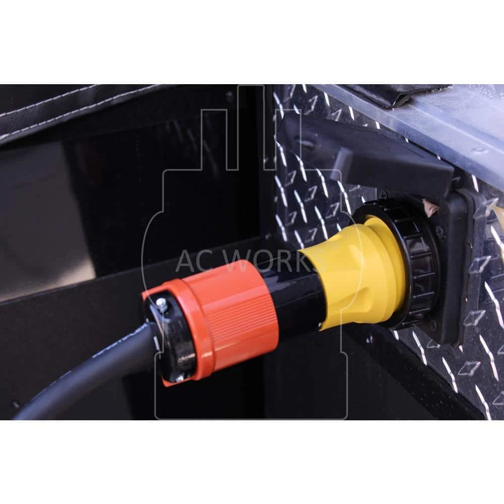 AC Connectors RV/Marine Adapter 30 Amp 3-Prong Locking Plug to 30 Amp RV/Marine L5-30R Detachable Inlet by AC WORKS 8 AC Connectors RV/Marine Adapter 30 Amp 3-Prong Locking Plug to 30 Amp RV/Marine L5-30R Detachable Inlet by AC WORKS - Image 6