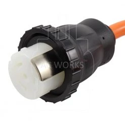 AC Connectors 1.5 ft. 10/4 Generator L14-30P 30 Amp 4-Prong Plug to 50 Amp RV/Marine Detachable Inlet Adapter by AC WORKS -AC WORKS Shop ac works rv marine cords l1430m50 018 1f 1000