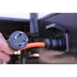 AC Connectors 1.5 ft. 10/4 Generator L14-30P 30 Amp 4-Prong Plug to 50 Amp RV/Marine Detachable Inlet Adapter by AC WORKS -AC WORKS Shop ac works rv marine cords l1430m50 018 31 1000