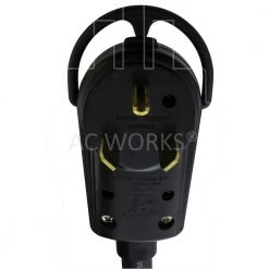 50 ft. 30 Amp 125V NEMA TT-30 RV Rubber Extension Cord With Handle by AC WORKS -AC WORKS Shop ac works rv marine cords tt30pr 050e 4f 1000