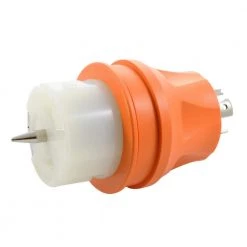 Transfer Switch/Temp Power Adapter L14-20P 20 Amp 4-Prong Locking Plug to CS6364 50 Amp Locking Female Connector by AC WORKS