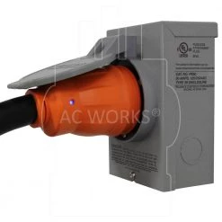 15 ft. 4-Prong 50 Amp Generator Transfer Switch Power Cord With Power Indicator by AC WORKS -AC WORKS Shop ac works transfer switch accessories te1450 015d fa 1000