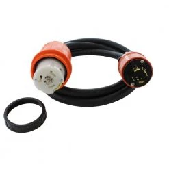 50 ft. Temp Power L14-20P 20 Amp 4-Prong Locking Plug to CS6364 50 Amp Connector by AC WORKS