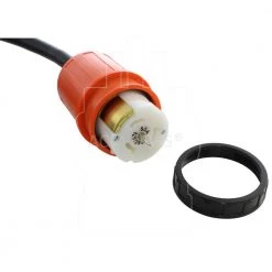 50 ft. L14-30P 30 Amp 4-Prong Locking Plug to CS6364 50 Amp Connector Temp Power Cord by AC WORKS -AC WORKS Shop ac works transfer switch accessories tel1430 050e 1f 1000