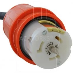 25 ft. Temp Power L5-30P 30 Amp 3-Prong Locking Plug to CS6364 50 Amp Connector by AC WORKS -AC WORKS Shop ac works transfer switch accessories tel530 025 1f 1000