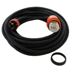 50 ft. Temp Power L5-30P 30 Amp 3-Prong Locking Plug to CS6364 50 Amp Connector by AC WORKS