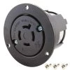 20 Amp 125/250-Volt NEMA L14-20R Flanged Mounting Locking Industrial Grade Outlet Receptacle by AC WORKS 2 20 Amp 125/250-Volt NEMA L14-20R Flanged Mounting Locking Industrial Grade Outlet Receptacle by AC WORKS -AC WORKS Shop black ac works electrical outlets receptacles asoul1420r 64 1000