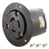 20 Amp 250-Volt NEMA L6-20R Flanged Mounting Locking Industrial Grade Outlet Receptacle by AC WORKS