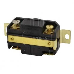20-Amp 125/250-Volt NEMA L14-20R Flush Mounting Locking Industrial Grade Receptacle by AC WORKS 9 20-Amp 125/250-Volt NEMA L14-20R Flush Mounting Locking Industrial Grade Receptacle by AC WORKS -AC WORKS Shop black ac works electrical outlets receptacles fml1420r 4f 1000