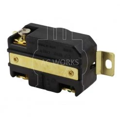 30-Amp 125-Volt NEMA L5-30R Flush Mounting Locking Industrial Grade Receptacle by AC WORKS -AC WORKS Shop black ac works electrical outlets receptacles fml530r 4f 1000
