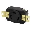 30-Amp 125-Volt NEMA L5-30R Flush Mounting Locking Industrial Grade Receptacle by AC WORKS -AC WORKS Shop black ac works electrical outlets receptacles fml530r 64 1000