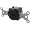 NEMA L6-15R 15 Amp 250-Volt Single Flush Mount Locking Industrial Grade Outlet in Black by AC WORKS 1 NEMA L6-15R 15 Amp 250-Volt Single Flush Mount Locking Industrial Grade Outlet in Black by AC WORKS -AC WORKS Shop black ac works electrical outlets receptacles fml615r 64 1000