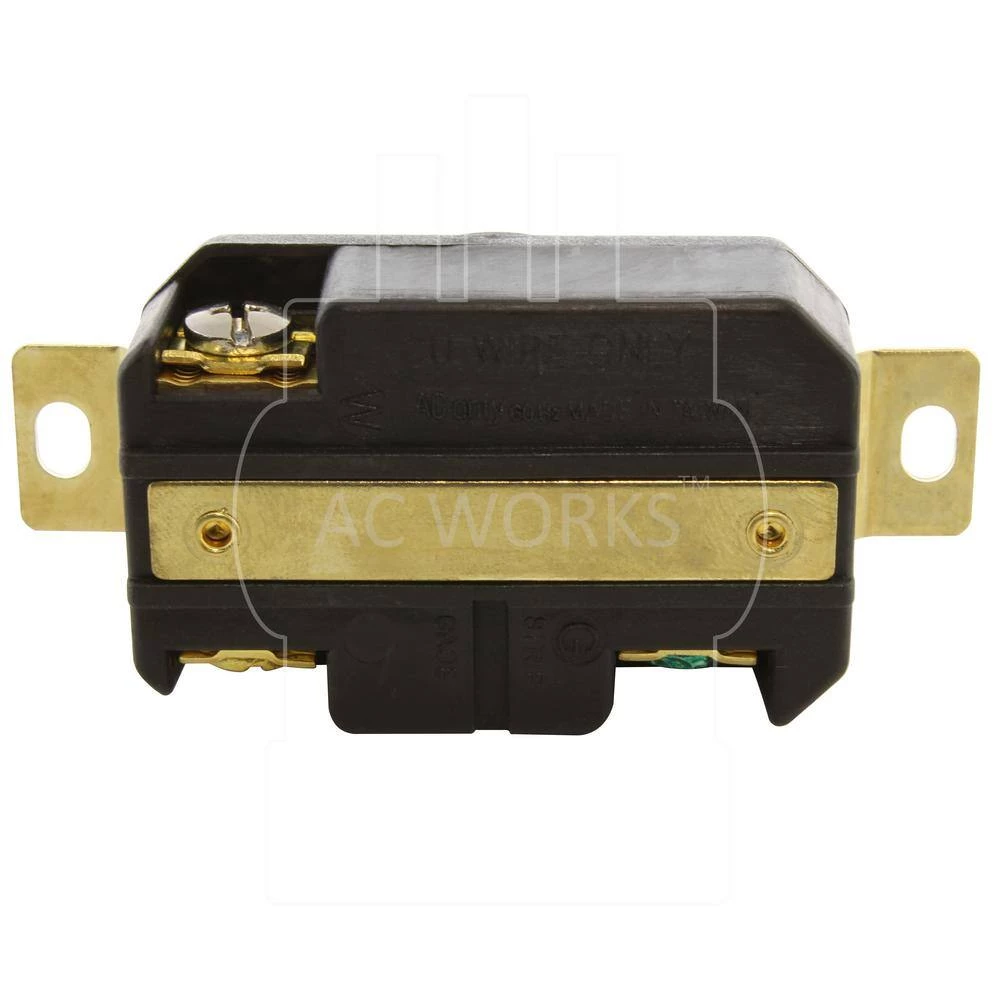 30A, 277V, Single NEMA L7-30R Flush Mounting Locking Industrial Grade Receptacle by AC WORKS 6 30A, 277V, Single NEMA L7-30R Flush Mounting Locking Industrial Grade Receptacle by AC WORKS - Image 4