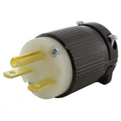 NEMA 6-15P 15 Amp 250-Volt Straight-Blade Plug with UL, C-UL Approval by AC WORKS