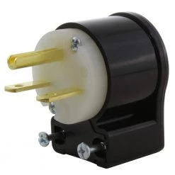 15 Amp 250-Volt NEMA 6-15P 3-Prong All Angles Elbow Industrial Grade Male Plug by AC WORKS