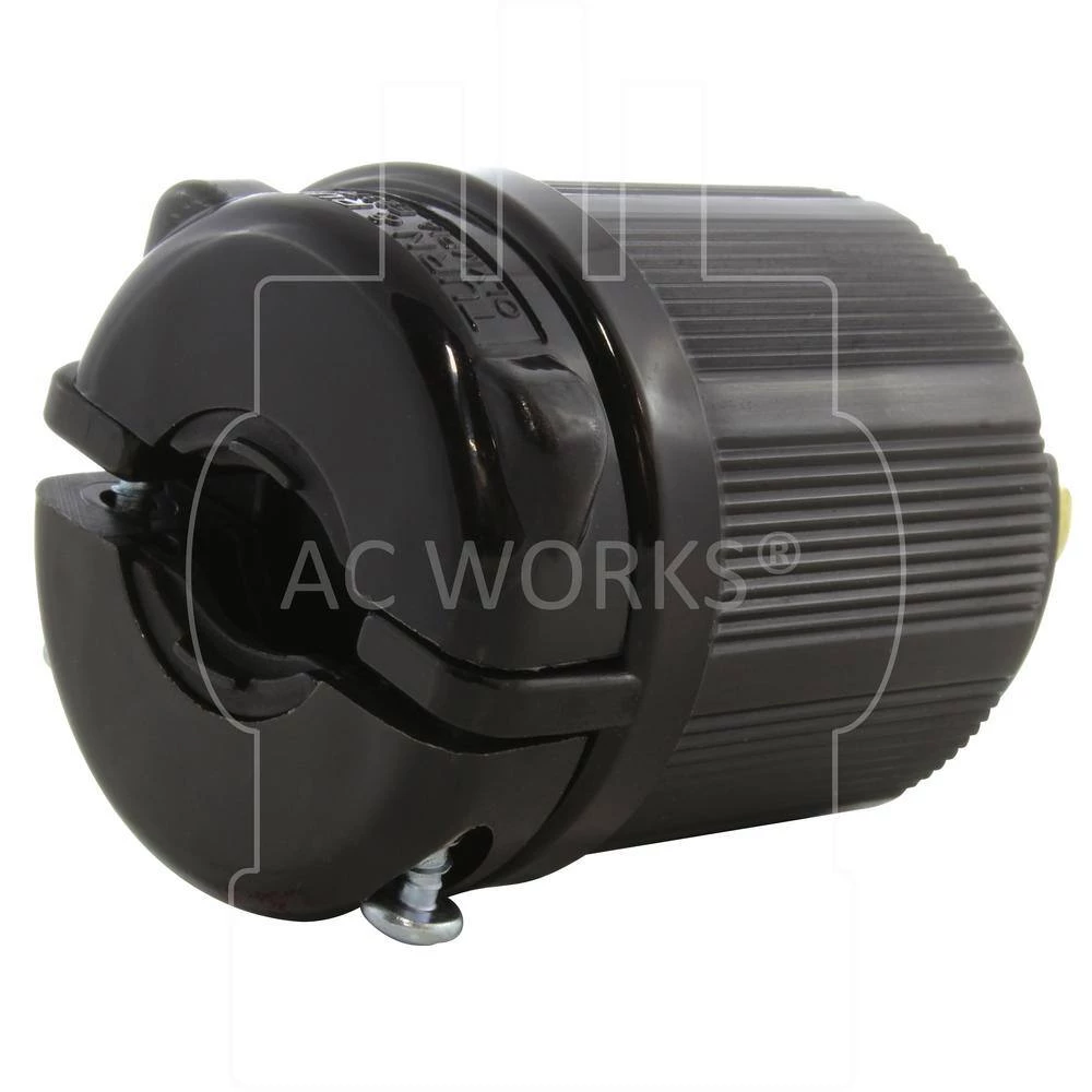 NEMA 20 Amp 125/250-Volt 4-Prong Locking Male Plug With UL C-UL Approval by AC WORKS 6 NEMA 20 Amp 125/250-Volt 4-Prong Locking Male Plug With UL C-UL Approval by AC WORKS - Image 4