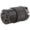 NEMA 30 Amp 125/250-Volt 4-Prong Locking Female Connector with UL C-UL Listing by AC WORKS 2 NEMA 30 Amp 125/250-Volt 4-Prong Locking Female Connector with UL C-UL Listing by AC WORKS -AC WORKS Shop black ac works electrical plugs connectors asl1430r bk 64 1000