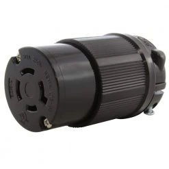 NEMA 20 Amp 250-Volt 3-Phase 4-Prong Locking Female Connector with UL C-UL by AC WORKS