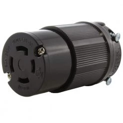 NEMA 3-Phase 30 Amp 250-Volt 4-Prong Locking Female Connector UL C-UL Approval by AC WORKS