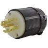 NEMA 20 Amp 3-Phase 120/208-Volt 3PY 5-Wire Locking Male Plug with UL C-UL Approval by AC WORKS -AC WORKS Shop black ac works electrical plugs connectors asl2120p bk 64 1000