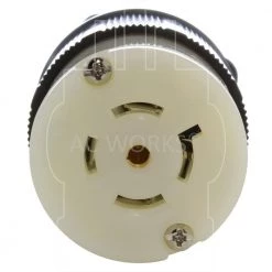 NEMA 20 Amp 3-Phase 120/208-Volt 3PY 5-Wire Locking Female Connector with UL C-UL Approval by AC WORKS 10 NEMA 20 Amp 3-Phase 120/208-Volt 3PY 5-Wire Locking Female Connector with UL C-UL Approval by AC WORKS -AC WORKS Shop black ac works electrical plugs connectors asl2120r bk 4f 1000