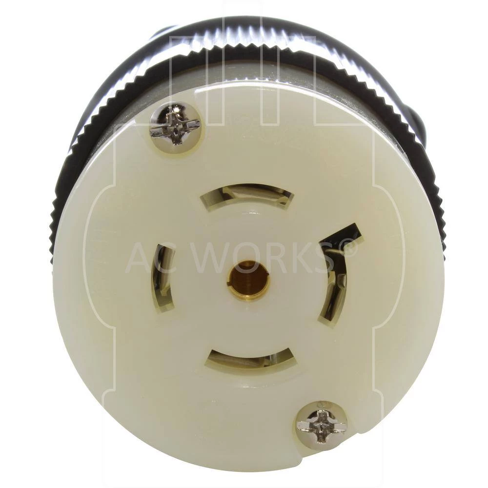 NEMA 20 Amp 3-Phase 120/208-Volt 3PY 5-Wire Locking Female Connector with UL C-UL Approval by AC WORKS 5 NEMA 20 Amp 3-Phase 120/208-Volt 3PY 5-Wire Locking Female Connector with UL C-UL Approval by AC WORKS - Image 3