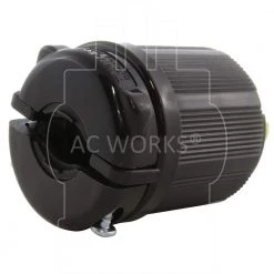 NEMA L21-30P 30 Amp 3-Phase 120/208-Volt 3PY, 5-Wire Locking Male Plug with UL, C-UL Approval by AC WORKS -AC WORKS Shop black ac works electrical plugs connectors asl2130p bk 1f 1000