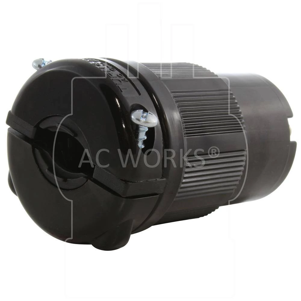 NEMA 30 Amp 125-Volt 3-Prong Locking Female Connector with UL C-UL Approval by AC WORKS 6 NEMA 30 Amp 125-Volt 3-Prong Locking Female Connector with UL C-UL Approval by AC WORKS - Image 4