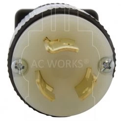 NEMA L6-15P 15 Amp 250-Volt 3-Prong Locking Male Plug by AC WORKS 9 NEMA L6-15P 15 Amp 250-Volt 3-Prong Locking Male Plug by AC WORKS -AC WORKS Shop black ac works electrical plugs connectors asl615p 4f 1000