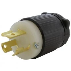 NEMA L6-15P 15 Amp 250-Volt 3-Prong Locking Male Plug by AC WORKS