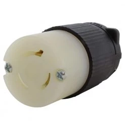 NEMA L6-15R 15 Amp 250-Volt 3-Prong Locking Female Connector by AC WORKS