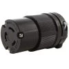 NEMA 20 Amp 250-Volt 3-Prong Locking Female Connector with UL C-UL Approval by AC WORKS -AC WORKS Shop black ac works electrical plugs connectors asl620r bk 64 1000