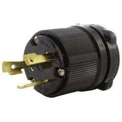 NEMA L6-30P 30 Amp 250-Volt 3-Prong Locking Male Plug with UL, C-UL Approval by AC WORKS