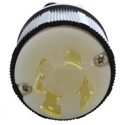 NEMA L16-30P 3-Phase 30A 480V 4-Prong Locking Male Plug in Black with UL, C-UL Approval by AC WORKS 9 NEMA L16-30P 3-Phase 30A 480V 4-Prong Locking Male Plug in Black with UL, C-UL Approval by AC WORKS -AC WORKS Shop black ac works electrical plugs connectors asll1630p bk 4f 1000