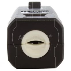 15 Amp 125-Volt NEMA 5-15P Square Household Female Connector with UL, C-UL Approval by AC WORKS -AC WORKS Shop black ac works electrical plugs connectors asq515r bk 1f 1000