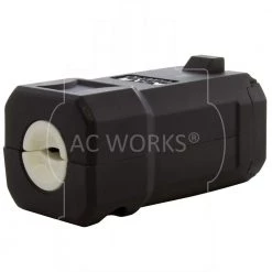 15 Amp 125-Volt NEMA 5-15P Square Household Female Connector with UL, C-UL Approval by AC WORKS -AC WORKS Shop black ac works electrical plugs connectors asq515r bk 44 1000