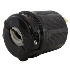 30 Amp 3-Prong RV Travel Trailer NEMA TT-30P Straight-Style Assembly Replacement Plug by AC WORKS 11 30 Amp 3-Prong RV Travel Trailer NEMA TT-30P Straight-Style Assembly Replacement Plug by AC WORKS -AC WORKS Shop black ac works electrical plugs connectors astt30p s 44 1000