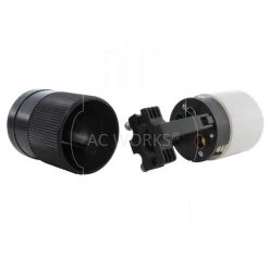 California Standard CS6365 50 Amp 125/250-Volt 4-Wires Locking Male Plug Assembly by AC WORKS 12 California Standard CS6365 50 Amp 125/250-Volt 4-Wires Locking Male Plug Assembly by AC WORKS -AC WORKS Shop black ac works electrical plugs connectors cs6365 d 44 1000