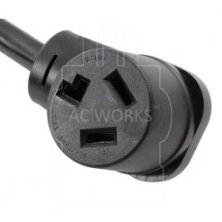 25 ft. STW 10/3 30 Amp 3-Prong Dryer Heavy Duty Thick Extension Cord by AC WORKS -AC WORKS Shop black ac works general purpose cords 1030pr 025 1f 1000