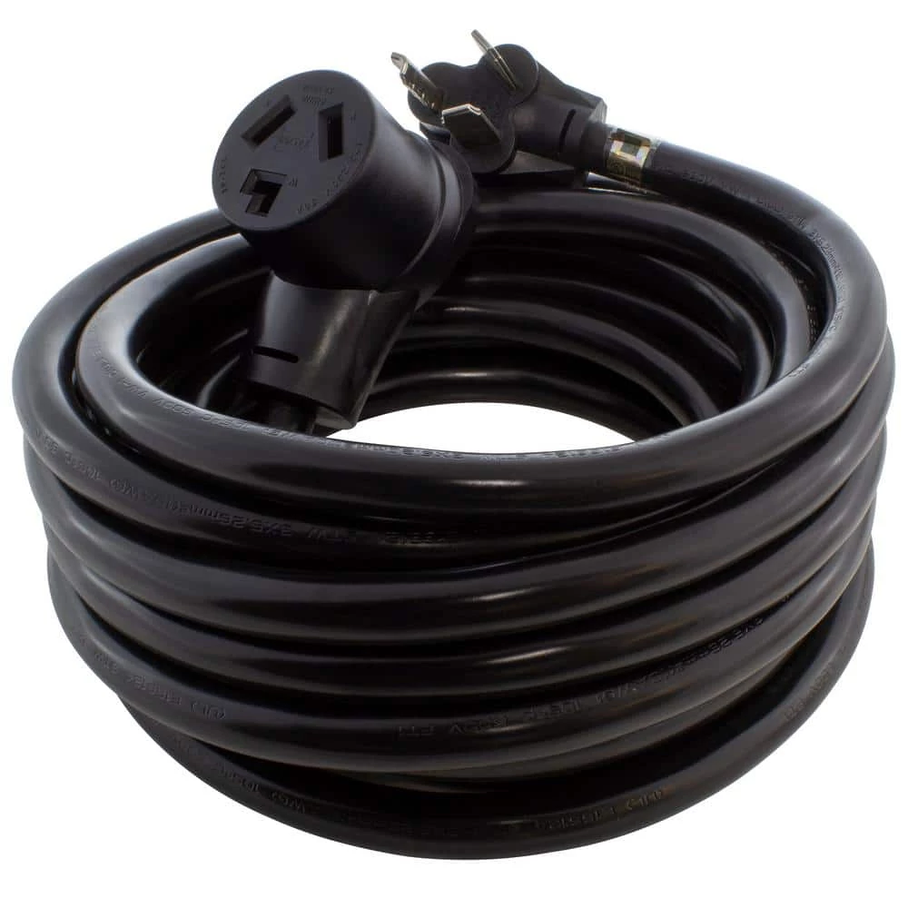 50 ft. 30 Amp 250 V NEMA 10-30 3-Prong Dryer Heavy-Duty STW 10/3 Extension Cord by AC WORKS 3 50 ft. 30 Amp 250 V NEMA 10-30 3-Prong Dryer Heavy-Duty STW 10/3 Extension Cord by AC WORKS