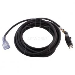 10 ft. 15/20 Amp 12/3 Household Outdoor Extension Cord by AC WORKS 19 10 ft. 15/20 Amp 12/3 Household Outdoor Extension Cord by AC WORKS -AC WORKS Shop black ac works general purpose cords 15 20aex 010d 76 1000