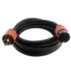 50 ft. SOOW 10/4 NEMA L15-30 30 Amp 3-Phase 250-Volt Industrial Rubber Extension Cord by AC WORKS