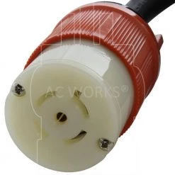 25 ft. SOOW 12/5 NEMA L21-20 20 Amp 3-Phase 120-Volt/208-Volt Industrial Rubber Extension Cord by AC WORKS -AC WORKS Shop black ac works general purpose cords l2120pr 025e 1f 1000
