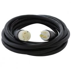 10 ft. SOOW 14/3 3-Prong NEMA L6-15 15 Amp 250-Volt Rubber Extension Cord by AC WORKS