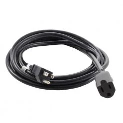 AC Connectors Household 10 ft. 14/3 15 Amp Extension Cord with Locking Female Connector by AC WORKS