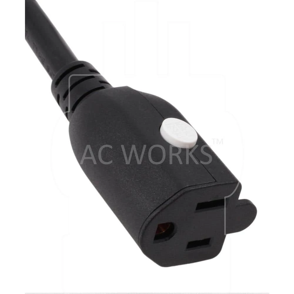 20 ft. Household 3-Prong, 14 Gauge, 15 Amp Extension Cord with Locking Female Connector by AC WORKS 6 20 ft. Household 3-Prong, 14 Gauge, 15 Amp Extension Cord with Locking Female Connector by AC WORKS - Image 4