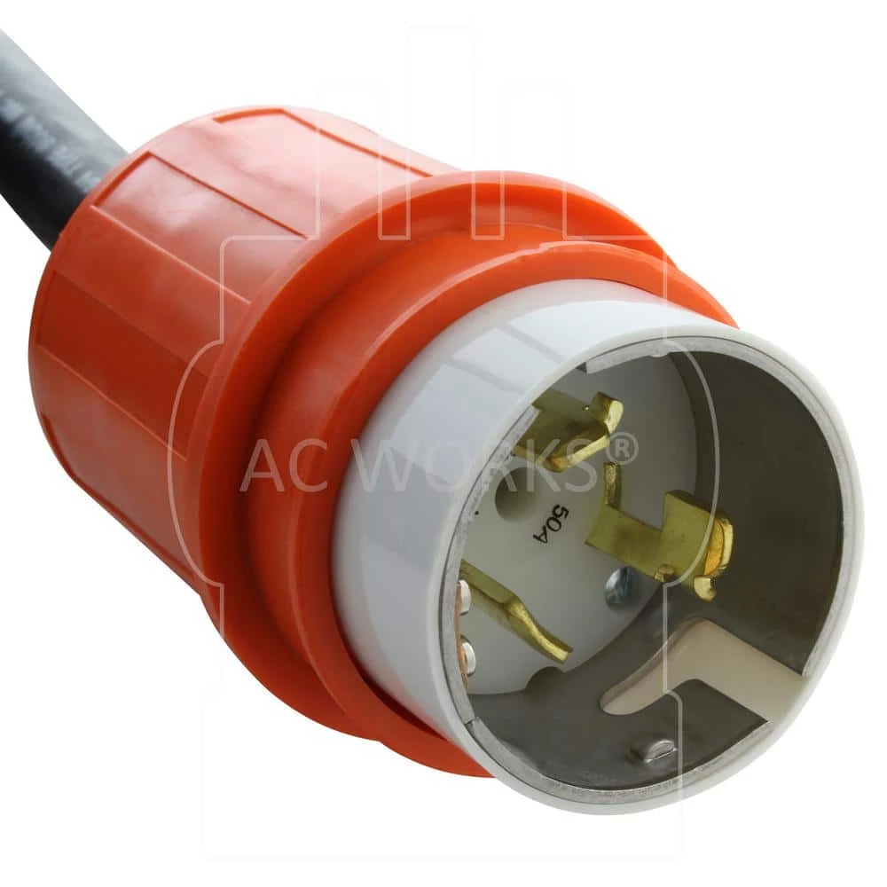 100 ft. SOOW 6/4 CS6365/CS6364 Temp Power 50 Amp Generator Extension Cord by AC WORKS 5 100 ft. SOOW 6/4 CS6365/CS6364 Temp Power 50 Amp Generator Extension Cord by AC WORKS - Image 3