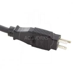 Plug Adapter 15 Amp Household Plug to 20 Amp T-Blade Female Outlet Adapter (NEMA 5-15P to 5-15/20R) by AC WORKS -AC WORKS Shop black ac works plug adapters xh515520 76 1000