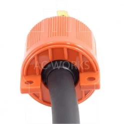 AC Connectors NEMA L5-30P 30 Amp 125-Volt 3-Prong Assembly Locking Male Plug by AC WORKS -AC WORKS Shop black oragne ac works electrical plugs connectors asl530p 31 1000