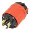 AC Connectors NEMA L14-20P 20 Amp 125/250-Volt 4-Prong Assembly Locking Male Plug by AC WORKS 2 AC Connectors NEMA L14-20P 20 Amp 125/250-Volt 4-Prong Assembly Locking Male Plug by AC WORKS -AC WORKS Shop black orange ac works electrical plugs connectors asl1420p 64 1000